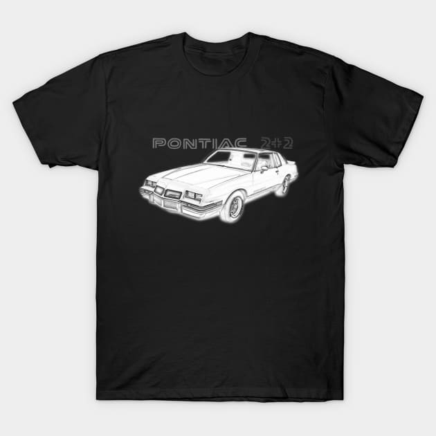 1986 Pontiac Grand Prix 2+2 T-Shirt by Permages LLC